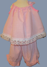 Pink Tie Strap 2pc set